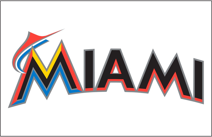 Miami Marlins 2012-2018 Jersey Logo t shirts DIY iron ons v2